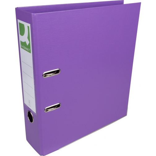 Q-CONNECT ordner, voor ft A4, volledig uit PP, rug van 8 cm, violet