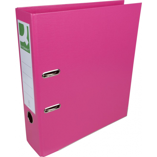 Q-CONNECT ordner, voor ft A4, volledig uit PP, rug van 8 cm, roze