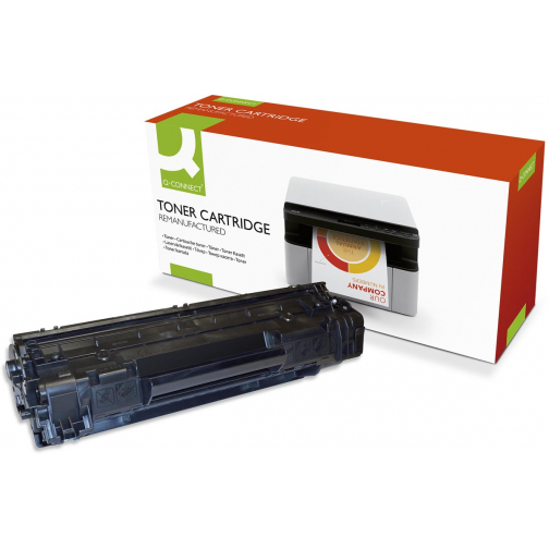 Q-CONNECT toner zwart 1600 pagina's voor HP - OEM CE285A