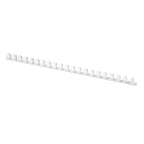 Q-CONNECT bindrug 14mm 21 rings 100 stuks wit