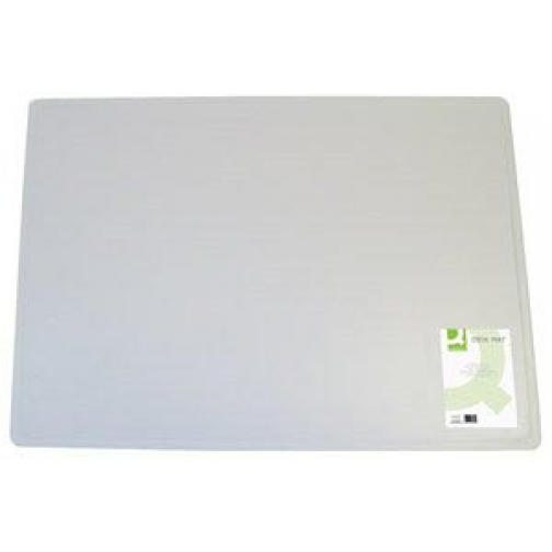Q-CONNECT onderlegger, ft 63 x 50 cm, transparant