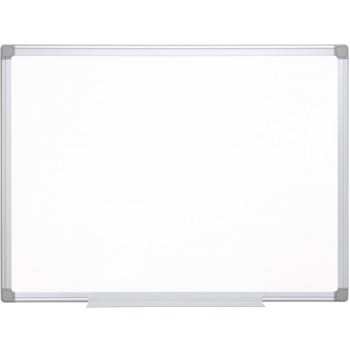 Q-CONNECT whiteboard, met aluminium frame, melamine, 1zijde wit, 1 zijde geruit, 120 x 90 cm