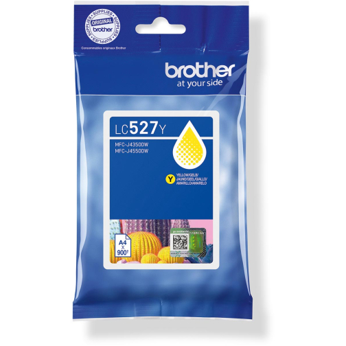 Brother inktcartridge, 900 pagina's, OEM LC-527Y, geel