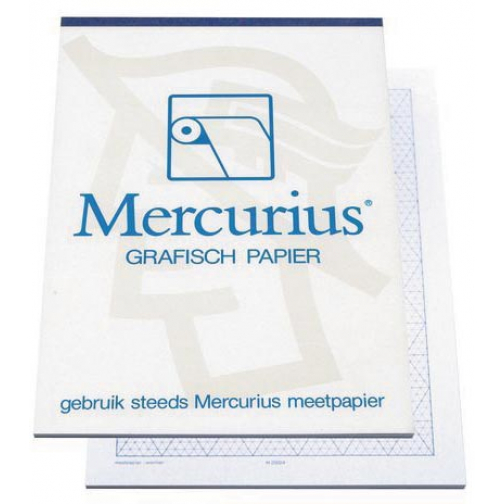 Mercurius isometrisch grafisch papier, 50 vel, ft A3