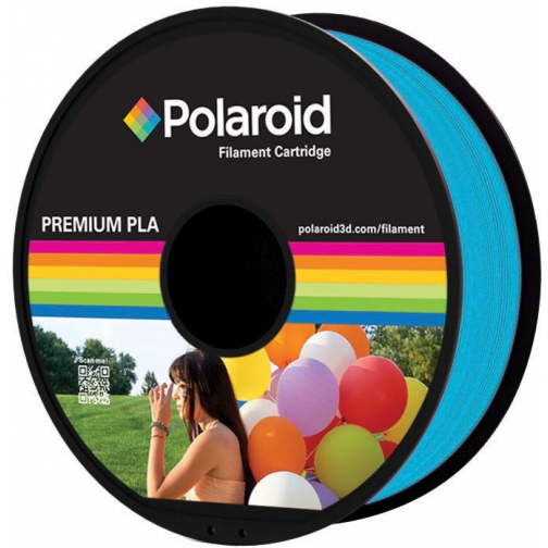 Polaroid 3D Universal Premium PLA filament, 1 kg, lichtblauw