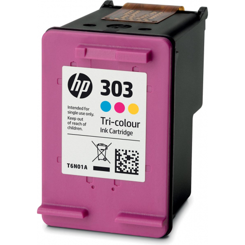 HP inktcartridge 303, 165 pagina's, OEM T6N01AE, 3 kleuren