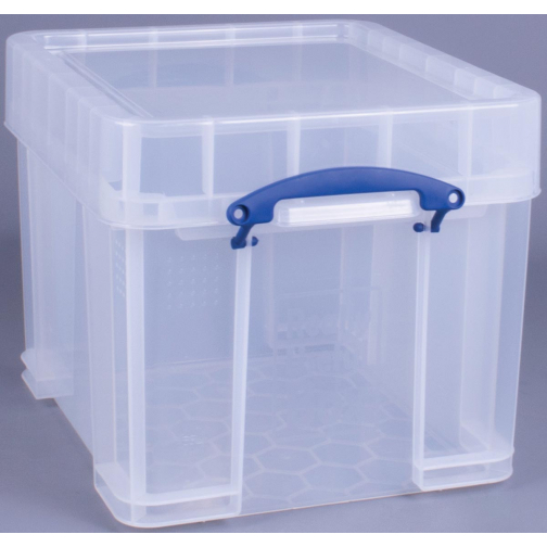 Really Useful Box 35 liter XL, transparant, per stuk verpakt in karton