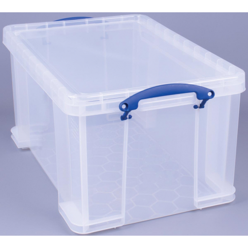 Really Useful Box 48 liter, transparant, per stuk verpakt in karton