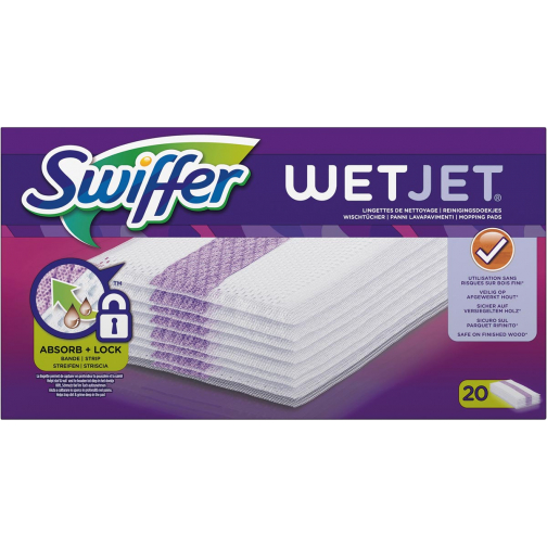 Swiffer Wetjet navulling, pak van 20 stuks