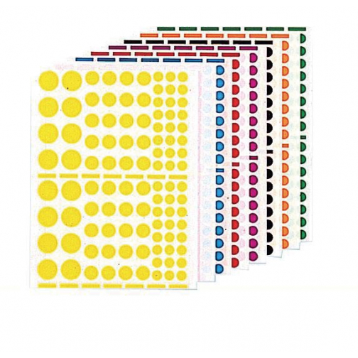Agipa Stickers 1.040 stuks, cirkels