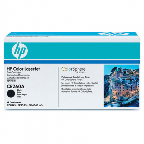 HP tonercartridge CE260A black