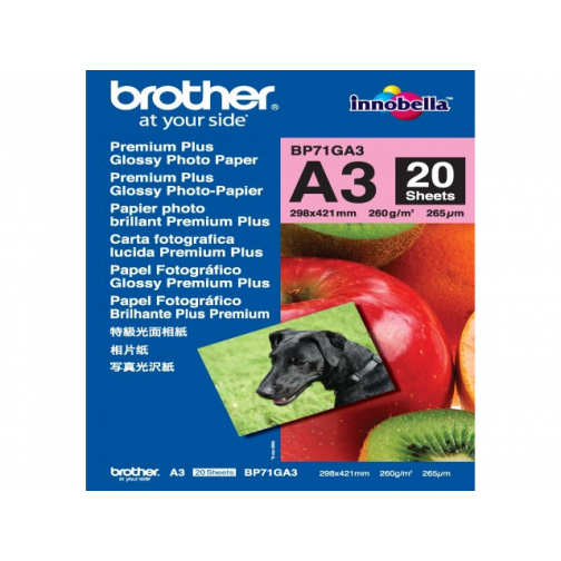 Brother photopaper A3 glossy