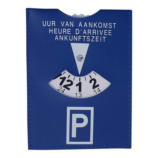 Bronyl parkeerschijf, blauw (conform met Belgische wetgeving)