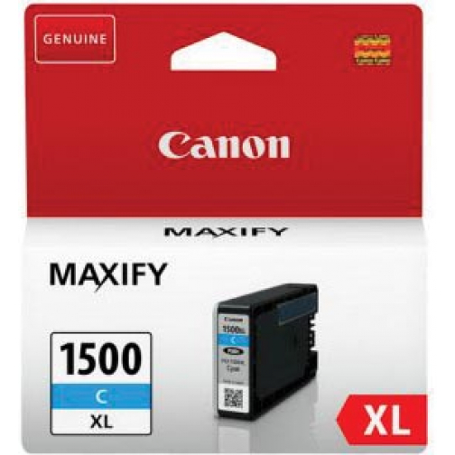 Canon inktcartridge PGI-1500XL, 1.020 pagina's, OEM 9193B001, cyaan