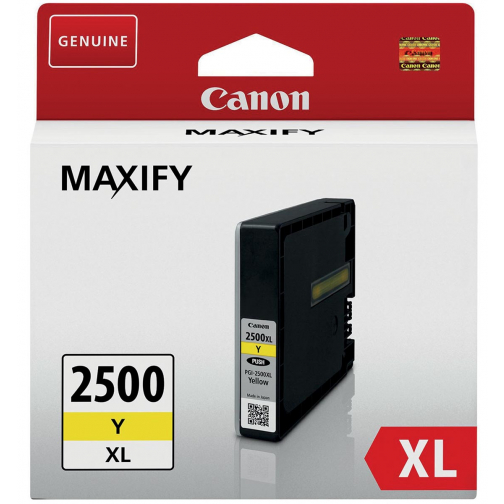 Canon inktcartridge PGI-2500XL, 1.760 pagina's, OEM 9267B001, geel