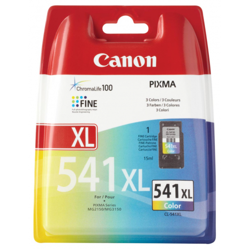 Canon inktcartridge CL-541XL, 400 pagina's, OEM 5226B005, 3 kleuren