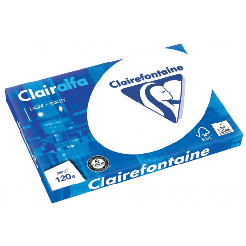 Clairefontaine Clairalfa presentatiepapier ft A3, 120 g, pak van 250 vel