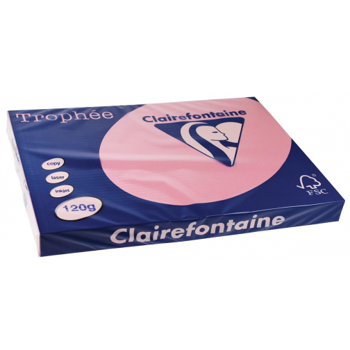 Clairefontaine Trophée Pastel, gekleurd papier, A3, 120 g, 250 vel, lila
