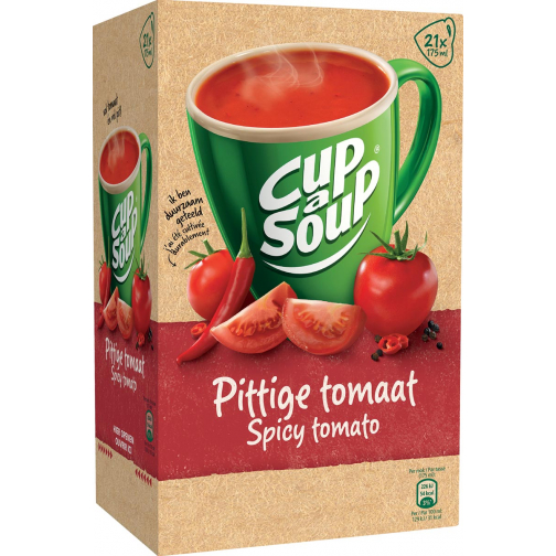Cup-a-Soup spicy tomato, pak van 21 zakjes