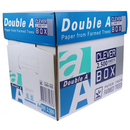 Double A Premium printpapier ft A4, 80 g, doos van 2500 vel