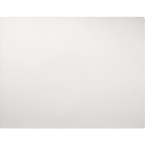 Durable schrijfonderlegger met siergroef, PP, ft 650 x 500 mm, transparant wit