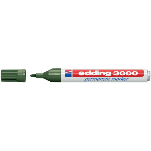 Edding permanent marker 3000 olijfgroen