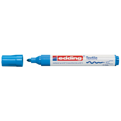 Edding textielmarker 4500 lichtblauw