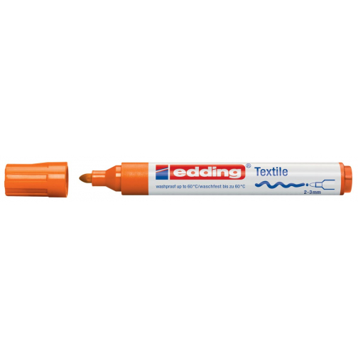 Edding textielmarker 4500 oranje