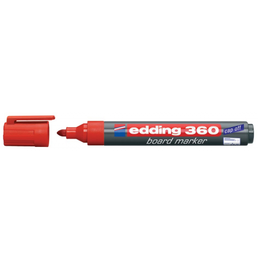 edding whiteboardmarker 360 rood