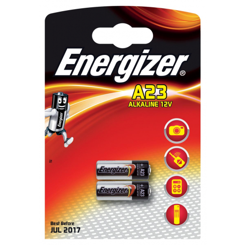 Energizer batterij Alkaline A23, blister van 2 stuks