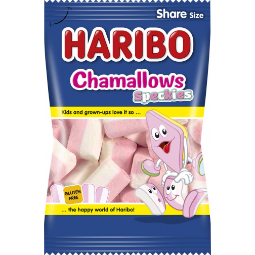 Haribo Chamallows Speckies, zakje van 175 g