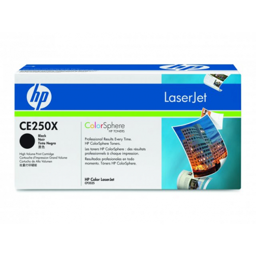 HP tonercartridge CE250X black