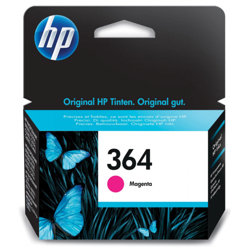 HP inktcartridge 364, 300 pagina's, OEM CB319EE, magenta
