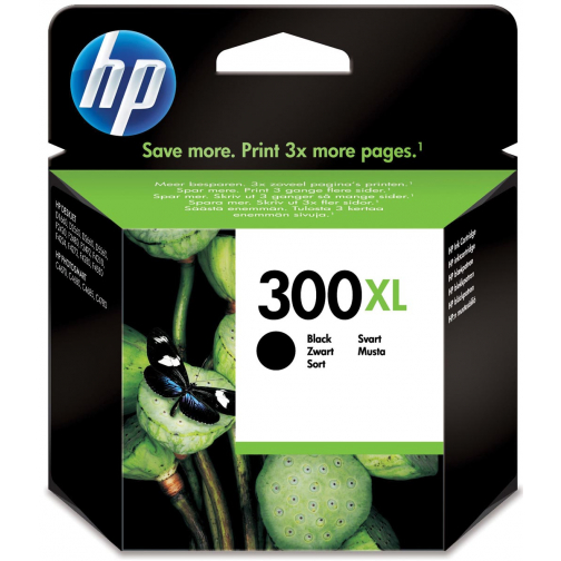 HP inktcartridge 300XL, 600 pagina's, OEM CC641EE, zwart