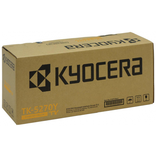 Kyocera toner TK-5270, 6.000 pagina's, OEM 1T02TVANL0, geel