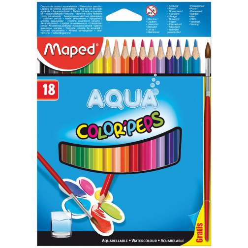 Maped Aquarelpotlood Color'Peps Aqua 18 potloden