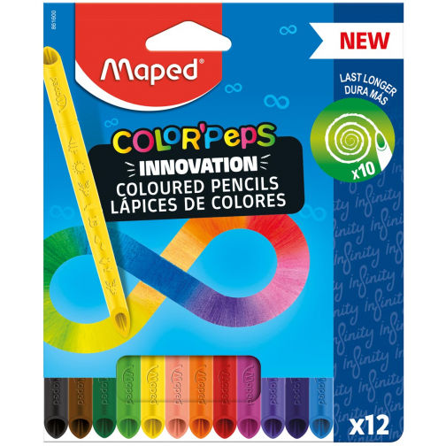 Maped Color'Peps Infinity kleurpotlood, 12 potloden