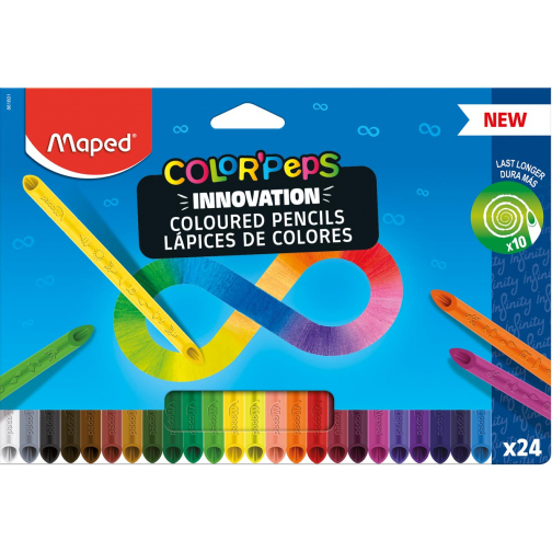 Maped Color'Peps Infinity kleurpotlood, 24 potloden
