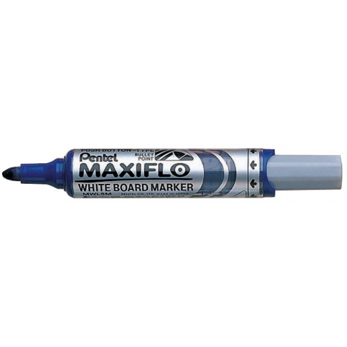 Pentel whiteboardmarker Maxiflo blauw