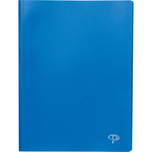 Pergamy showalbum, voor ft A4, met 80 transparante tassen, blauw