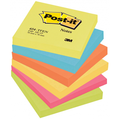 Post-it Notes Vitaliteit, ft 76 x 76 mm, pak van 6 blokken