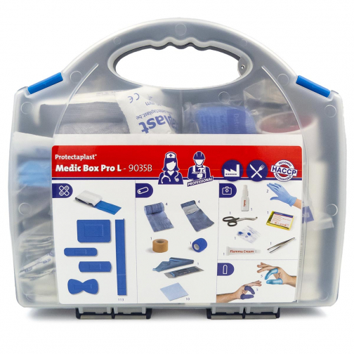 Protectaplast EHBO-koffer Medic Box Pro L, inhoud tot 10 personen