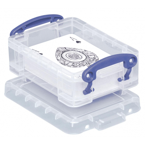 Really Useful Box visitekaarthouder 0,2 liter, transparant