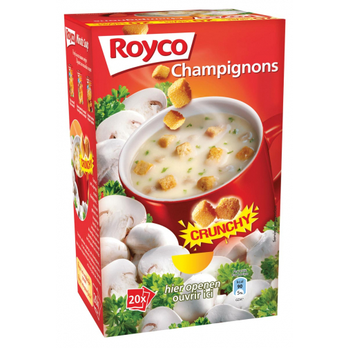 Royco Minute Soup champignons, pak van 20 zakjes