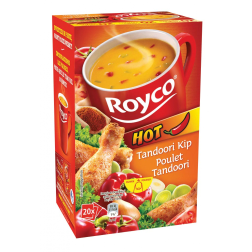 Royco Minute Soup tandoori kip, pak van 20 zakjes