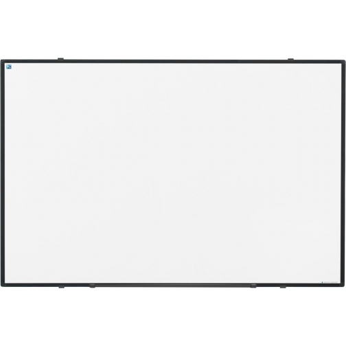 Smit Visual magnetisch whiteboard Softline, emaille, zwart, 60 x 90 cm
