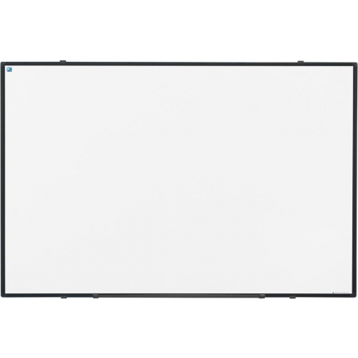 Smit Visual magnetisch whiteboard Softline, gelakt staal, zwart, 60 x 90 cm