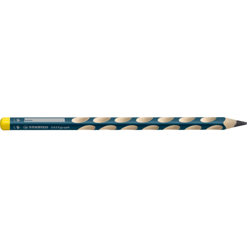 STABILO EASYgraph S potlood, HB, 3,15 mm, voor linkshandigen, petrol