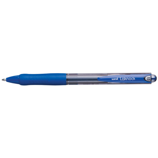 Uni-ball balpennen Laknock schrijfbreedte 0,4 mm, schrijfpunt: 1 mm, medium punt, blauw