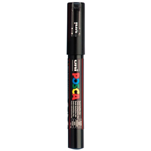Uni POSCA paintmarker PC-1MC, 0,7 mm, zwart